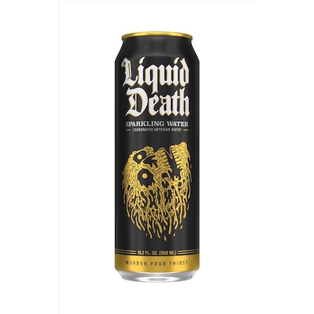 Liquid Death Liquid Death Sparkling Water Sparkling Natural Mineral Water 19.2 oz 1 pk 322